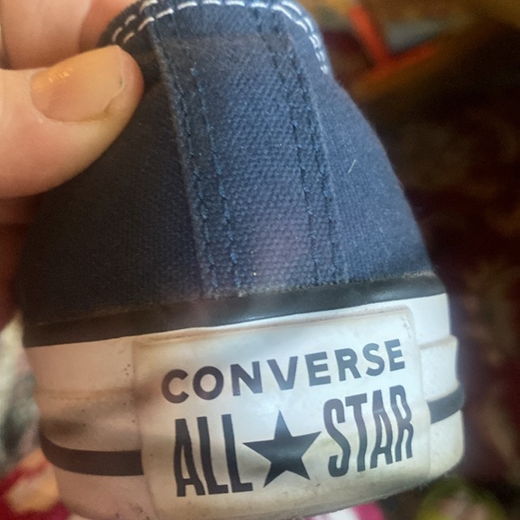 Converse low blue chuck taylors- women’s size 8 European size 39 - Picture 5 of 5